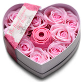 Rose Lover's Gift Box Clit Stimulator with Heart-Shaped Box STIMULATORS