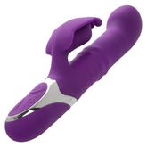 Enchanted Flutter Purple Silicone Thrusting and Rotating Rabbit Vibrator VIBRATORS-RABBIT-MULTI