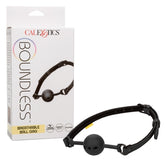 Boundless Breathable Ball Gag Black Black Gags