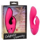 California Dreaming So. Cal Sunshine Dual Vibe 6 Inches Pink VIBRATORS-RABBIT