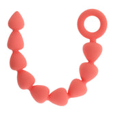 Peaches N Creame (Peach) – Silicone Ergonomic Anal Beads > Anal Range > Anal Beads