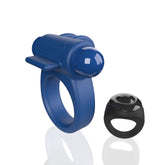 Screaming O Remote Controlled Switch Vibrating Ring Blue – Versatile Deep Rumbling Vibrations Cock Rings Vibrating