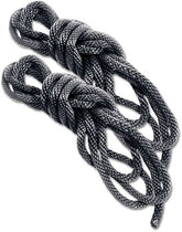 Sex and Mischief Silky Black Bondage Rope with Knot Guide Rope