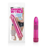 Shane's World Sparkle Vibe Pink 4.5 Inch Compact Multi-Speed Vibrator with Glitter Finish Vibrators - G Spot