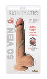 Skintastic So Vein Realistic Dildo with Suction Cup Base 7.5 Inches > Realistic Dildos and Vibes > Penis Dildo
