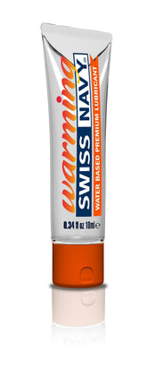 Swiss Navy Warming Water Based Premium Lubricant 10ml ENHANCERS