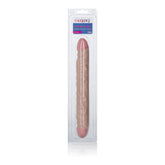 CalExotics Ivory Duo 12 Inches Veined Double Dong – Large Dildo Beige Dongs Big