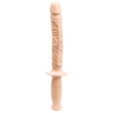 The Manhandler White 10 Inch – Realistic Grip Handle Dildo Dildos & Dongs