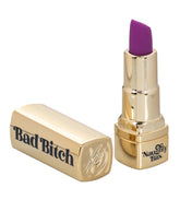 Naughty Bits Bad Bitch Lipstick Vibrator 4 Inches Gold BULLETS