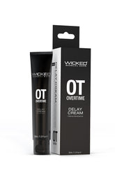 Wicked Overtime Delay Cream 1 oz Benzocaine Desensitizing ENHANCERS