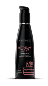 Wicked Sensual Care Birthday Cake Flavored Water-Based Lubricant Flavoured Lube