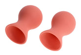 Peaches N Creame Silicone Nipple Suckers (Peach) – Body Safe Nipple Suckers > Sex Toys > Nipple Suckers
