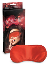 You & Me Silky Red Blindfold for Couples Adult Intimacy Play Blindfold