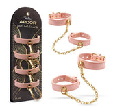 Temptasia Ardor Wrist and Ankle Restraints – Body-Safe Silicone Restraint Set Pink > Bondage Gear > Restraints