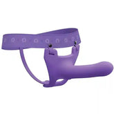 Zoro Hands Free Strap-On Dildo with S/M and XL Waistbands Purple STRAP-ONS