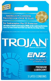 Trojan Enz Lubricated - 3 Pack Default Title > Essentials > Condoms