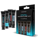 Wicked Anal Adventure Kit – Water-Based Anal Lubes and Gel Set Water Based Lube