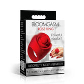 Rose Ring Discreet Finger Vibrator (Red) – Waterproof Finger Vibrator Red > Sex Toys For Ladies > Finger Vibrators