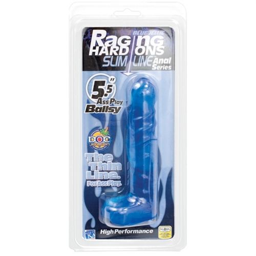 Raging Hard Ons Slimline Anal Series 5.5 Inch (Blue) Slim Butt Plug Blue Dildos & Dongs Raging Hard Ons Slimline Anal Series 5.5 Inch (Blue) Slim Butt Plug Blue Dildos & Dongs
