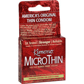 Kimono Microthin Ribbed Plus Sensi-Dots - 3 Pack > Essentials > Condoms