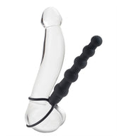 Love Rider Beaded Dual Black Penetrator 6 Inches Black ANAL TOYS