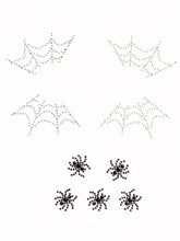 Spider Web Face Jewels Sticker – Adhesive Rhinestone Face Jewelry Default Title > Clothes > Body Jewellery (Non Piercing)