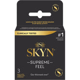 Skyn Supreme Feel 3 Count Condoms Default Title > Essentials > Condoms