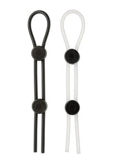 Cloud 9 Pro Sensual XL (Black/White) – Adjustable Cock Ring 2-Pack > Cock Ring > Adjustable