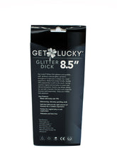 Glitter Dick Dildo 8.5 Inch – Flexible Body-Safe Dildo with Platinum Glitter Clear > Realistic Dildos and Vibes > Realistic Dildos