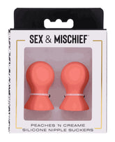 Peaches N Creame Silicone Nipple Suckers (Peach) – Body Safe Nipple Suckers Default Title Nipple Suckers