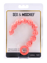 Peaches N Creame (Peach) – Silicone Ergonomic Anal Beads Default Title Beads