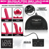Love Botz Saddle Pro (With 4 Attachments) – Durable Rideable Sex Machine Black Sex Machines