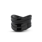 Stay Hard Beef Ball Stretcher Snug 1 Inch Black > Sex Toys For Men > Ball Stretchers