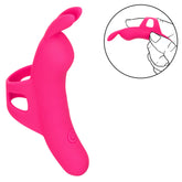 Neon Vibes The Flirty Vibe Finger Teaser 4 Inches Pink Finger Stimulator