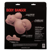 Stroke It Body Banger Male Masturbator Real Flesh Brown Strokers - Manual