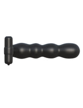 Fantasy C-Ringz Posable Partner – Double Penetrator Silicone Toy Black > Dildos > Strap On Dildos