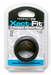 Perfect Fit XactFit Cock Ring Sizes 14 15 16 COCK RING Set