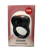 Steady Vibrating Cockring (Black) – Waterproof Battery-Powered Cockring Default Title > Cock Ring > Vibrating