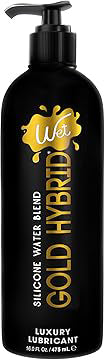 Wet Gold Hybrid Water Silicone Blend – 16oz Personal Lubricant Default Title > Lube > Hybrid