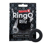 Screaming O RingO Ritz – Liquid Silicone Cock Ring Black > Cock Ring > Single