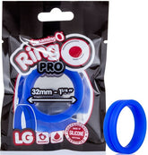 RingO Pro LG – Super-Stretchy 1.25 Inch Penis Ring Made of Body-Safe Silicone Blue > Cock Ring > Single
