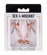 Peaches N Creame Bell (Pink) – Adjustable Nipple Clamps Default Title Bondage & Fetish Toys
