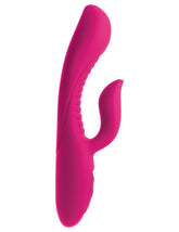 Ultimate Rabbit Vibrator No 2 Fuschia Waterproof Dual Motor Pleasure VIBRATORS-RABBIT