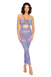 Bodystocking Gown (Lavender Haze) – Seamless Crochet Knit Lingerie > Clothes > Bodies and Playsuits