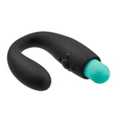 Cloud 9 Novelties Rocker Base Prostate Stimulator With Rechargeable Bullet Vibrator – Rechargeable Prostate Stimulator Black > Anal Range > Prostate Plugs