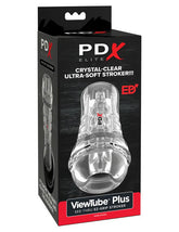Pdx Elite Viewtube Plus (Clear) – See-Thru Stroker Default Title Masturbation Aids for Males