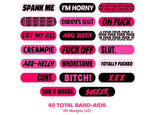 Naughty Naughty XXX Ouchie Stix – 40-Pack Bandages > Novelties > Gag Gifts