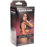 Signature Strokers Karlie Redd Pocket Pussy 5.75 Inches Flesh Brown Strokers - Celebrity