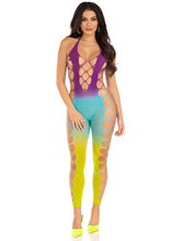 Ombre Footless Bodystocking (Ocean) – Seamless One Size Lingerie > Clothes > Bodies and Playsuits