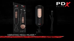 Pdx Elite Vibrating Mega Milker Rechargeable Powered Stroker